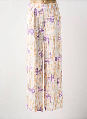 Pantalon larg bej VINTAGE LOVE femeie