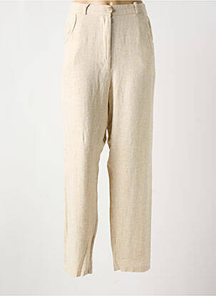 Pantalon drept bej BANDITAS FROM MARSEILLE femeie