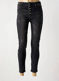 Blugi skinny talie înaltă talie înaltă negru JEANS WEAR femme