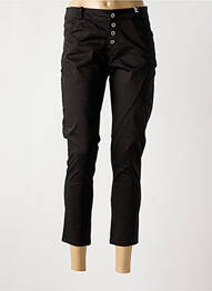Pantalon 7/8 țesătură poplin mărime normală verde NEW COLLECTION femme