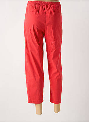 Pantalon 7/8 țesătură poplin mărime normală roșu KAKIE femeie