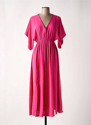 Rochie lungă roz VINTAGE LOVE femeie