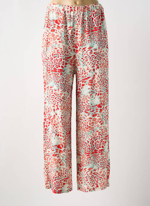 Pantalon larg roșu BANDITAS FROM MARSEILLE femeie