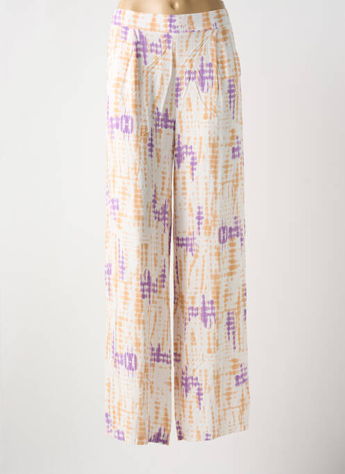 Pantalon larg bej VINTAGE LOVE femeie