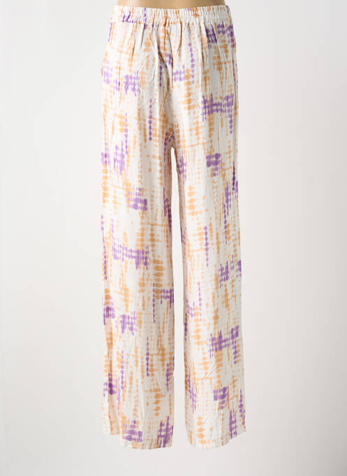 Pantalon larg bej VINTAGE LOVE femeie