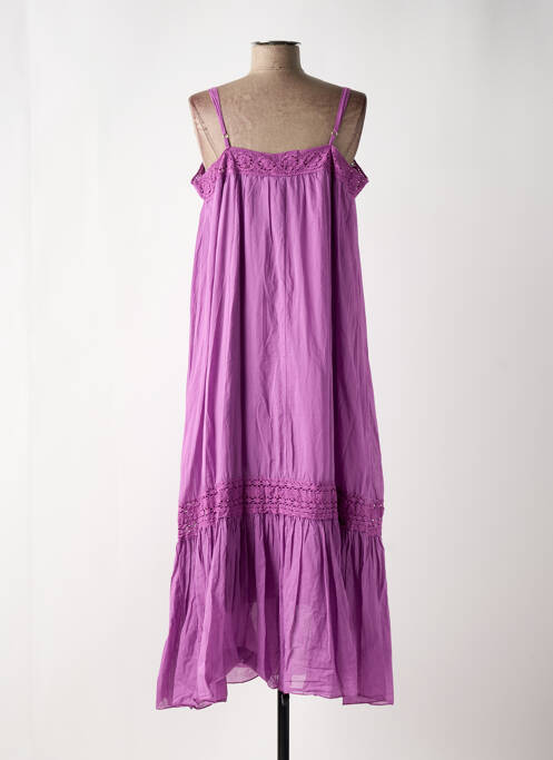 Rochie lungă violet BANDITAS FROM MARSEILLE femeie