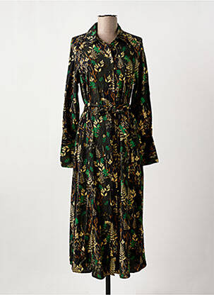 Rochie lungă negru TRAMONTANA femeie