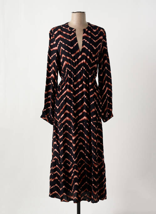 Rochie lungă negru ANGE femeie