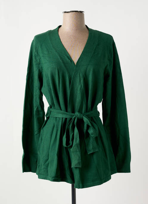 Vestă cu mâneci lungi verde LA FIANCE femeie