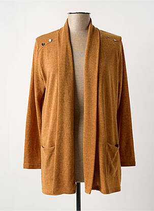 Vestă cu mâneci lungi maro LILI & CAROLINE femeie