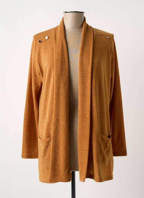 Vestă cu mâneci lungi maro LILI & CAROLINE femeie