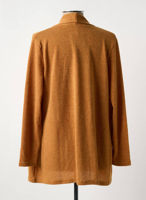 Vestă cu mâneci lungi maro LILI & CAROLINE femeie