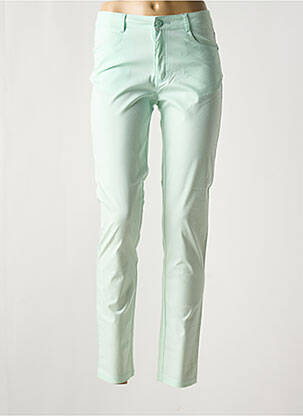 Pantalon slim verde YOULINE femeie