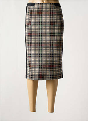 Fustă midi negru NINATI femeie