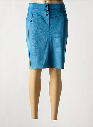 Fustă midi albastru LILI & CAROLINE femeie