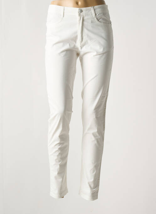 Pantalon slim alb YOULINE femeie