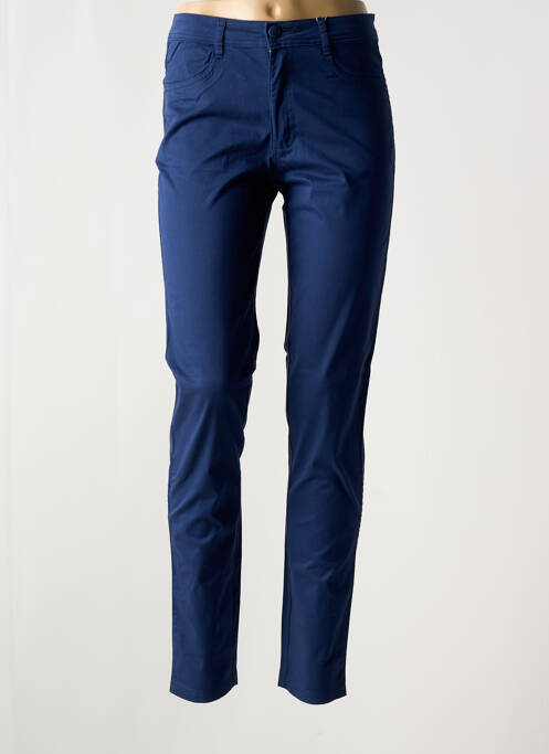 Pantalon slim albastru YOULINE femeie
