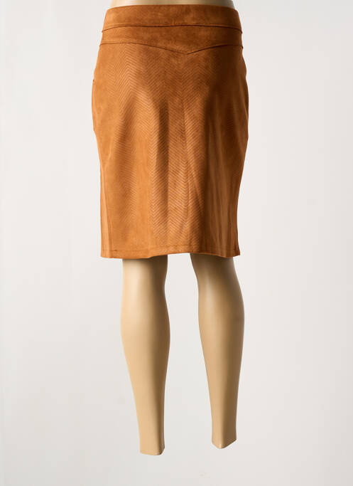 Fustă midi maro LILI & CAROLINE femeie