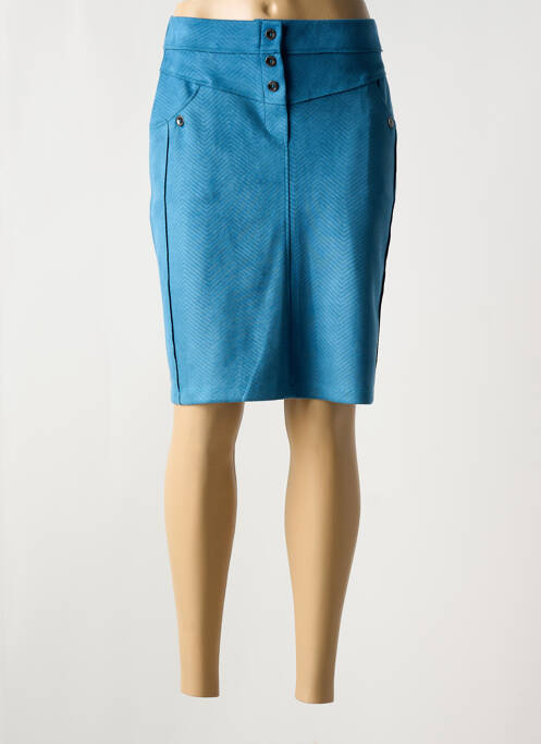 Fustă midi albastru LILI & CAROLINE femeie