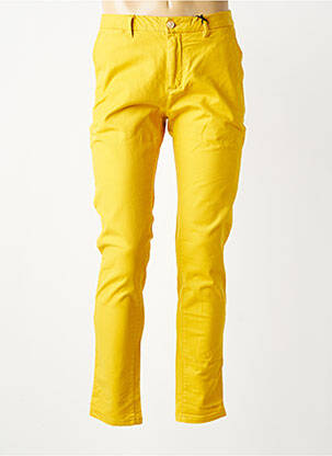 Pantalon chino țesătură poplin mărime normală galben SCOTCH & SODA bărbat