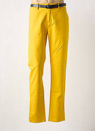 Pantalon chino țesătură poplin mărime normală galben SCOTCH & SODA bărbat