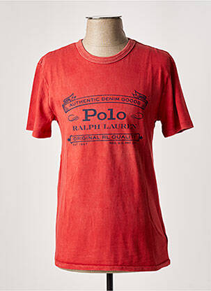 Tricou croială cambrată mâneci scurte portocaliu RALPH LAUREN bărbat