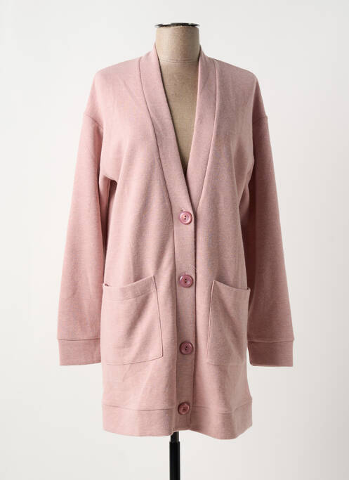 Vestă cu mâneci lungi roz SENORETTA femeie