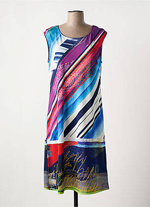 Rochie midi albastru VANIA femeie