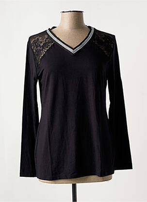 Tricou elasticitate negru JANIRA femeie