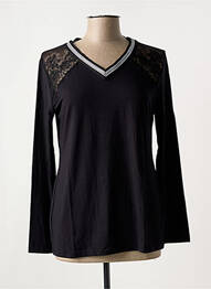 Tricou elasticitate negru JANIRA femme