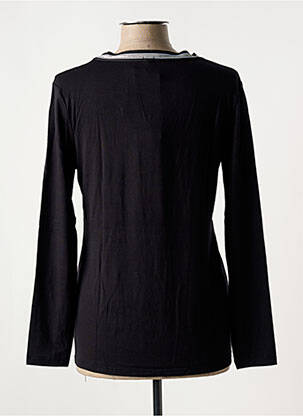 Tricou elasticitate negru JANIRA femeie