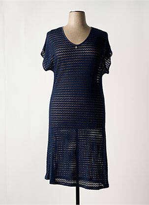 Rochie de plajă țesătură croșetată albastru ACQUA BY RÉGENCE femeie