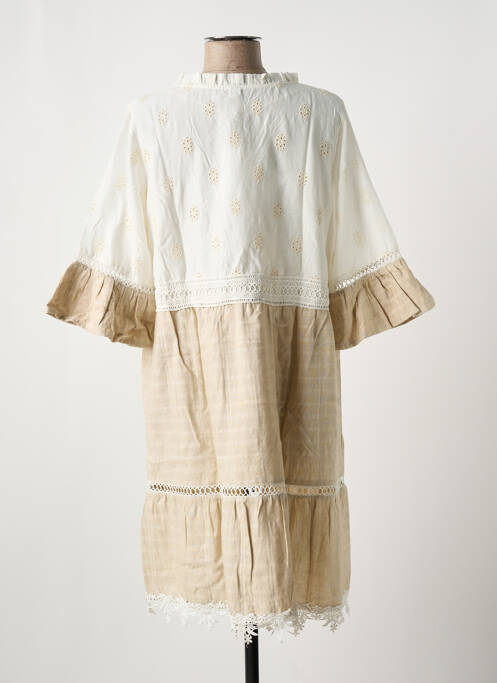 Rochie midi bej SENORETTA femeie