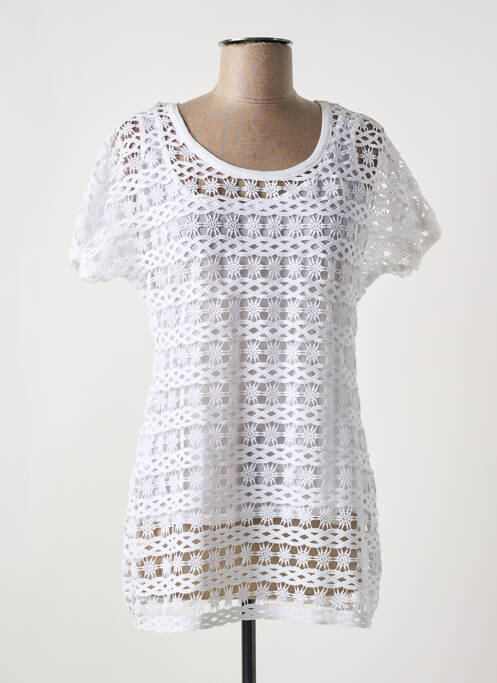 Top alb JANIRA femeie