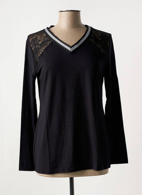 Top/Caraco negru JANIRA femeie