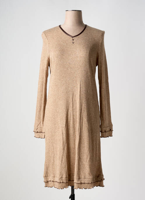 Cămașă de noapte bej SENORETTA femeie