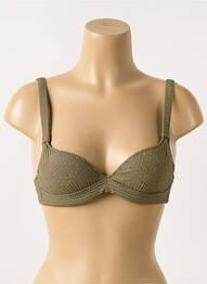 Sutien de costum de baie elasticitate sutien balconet cu decolteu înalt verde MARIE JO femme