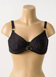 Sutien de costum de baie elasticitate sutien cupe întregi cu decolteu înalt negru PRIMADONNA femme