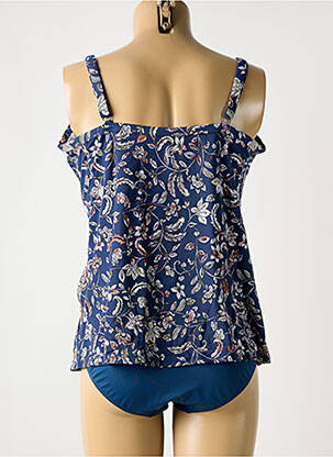 Tankini imprimeu fantezie albastru OLYMPIA femeie