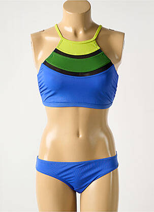 Costum de baie din două piese elasticitate sutiene albastru SUNFLAIR femeie