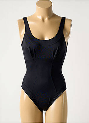 Costum de baie dintr-o singură piesă elasticitate negru OLYMPIA femeie