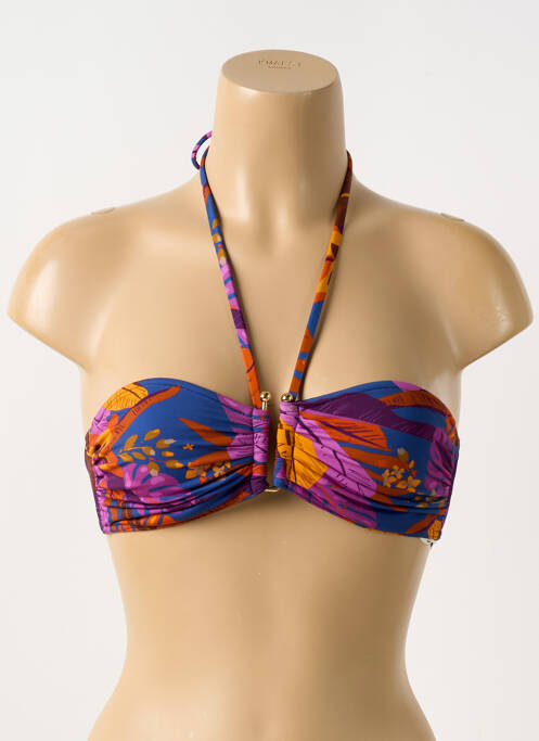 Sutien de costum de baie albastru LIVIA femeie