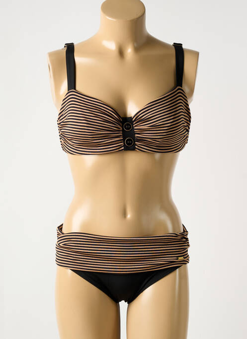 Costum de baie din două piese maro LIVIA femeie