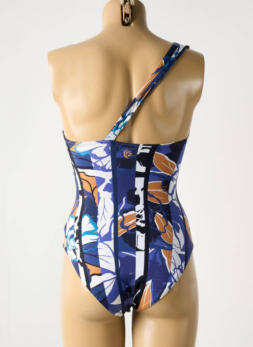 Costum de baie dintr-o singură piesă albastru OLYMPIA femeie