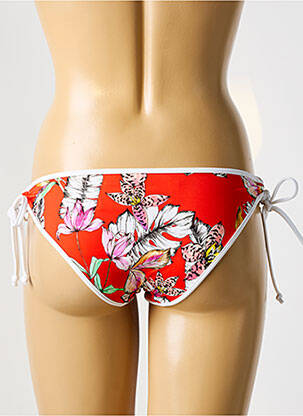 Chiloți de baie imprimeu floral bikini roșu FREYA femeie