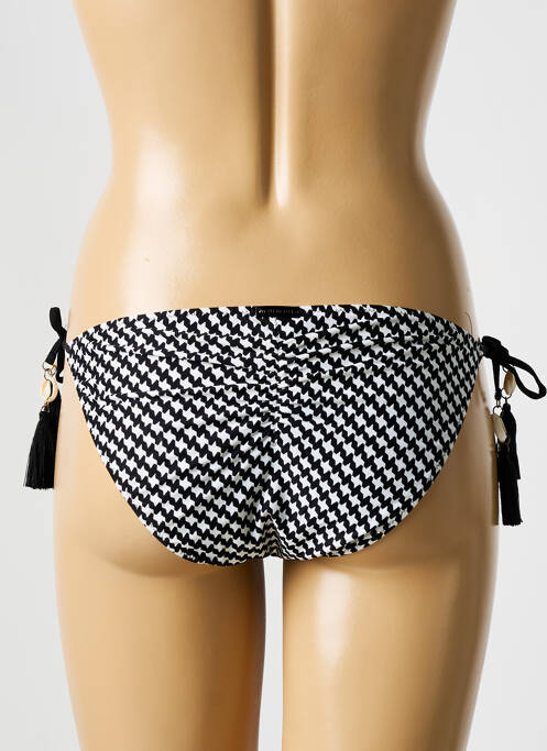 Chiloți de baie imprimeu fantezie bikini negru WATERCULT femme