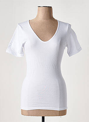 Top/caraco țesătură jersey alb AVET femeie