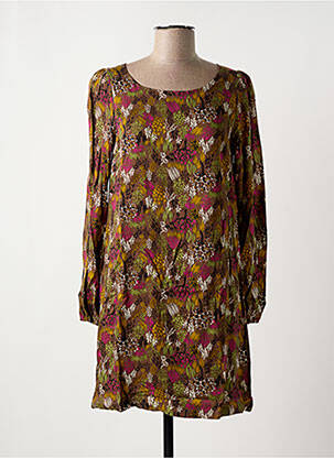 Rochie scurtă maro LOLA ESPELETA femeie