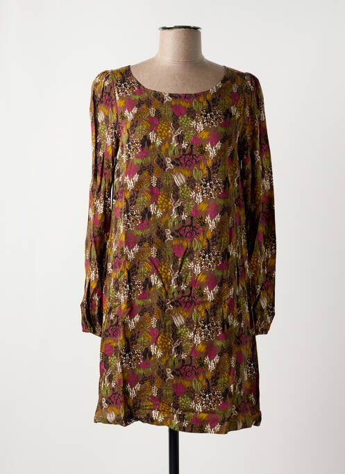 Rochie scurtă maro LOLA ESPELETA femeie