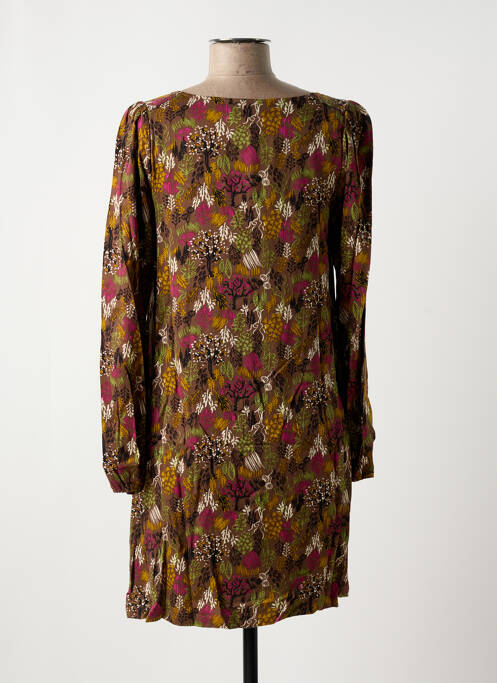 Rochie scurtă maro LOLA ESPELETA femeie